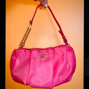 Prada Tessuto baguette purse